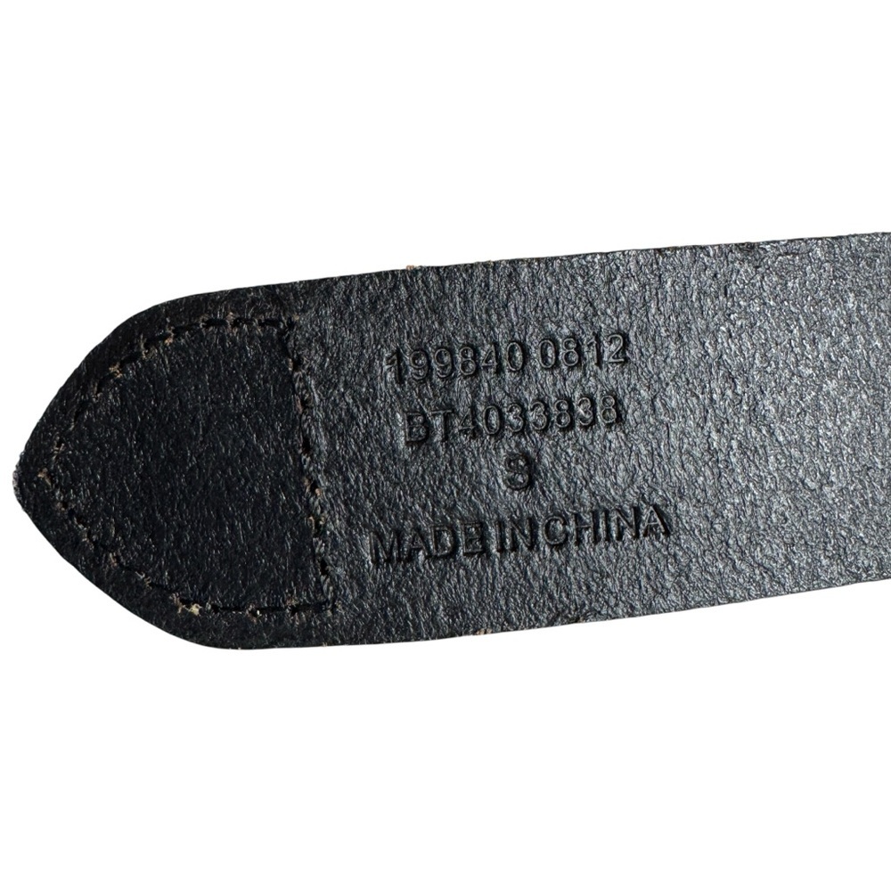 Fossil Genuine Leather Woven Studded Belt, Size Small - Picture 6 of 6